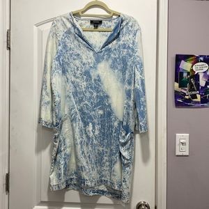 super cute bleach tie dye karen kane dress